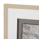 Soft Geometry I by Mercana Studio Hand-Embellished Textured Framed Artwork Matted under Glass from Mercana - Luna Furniture