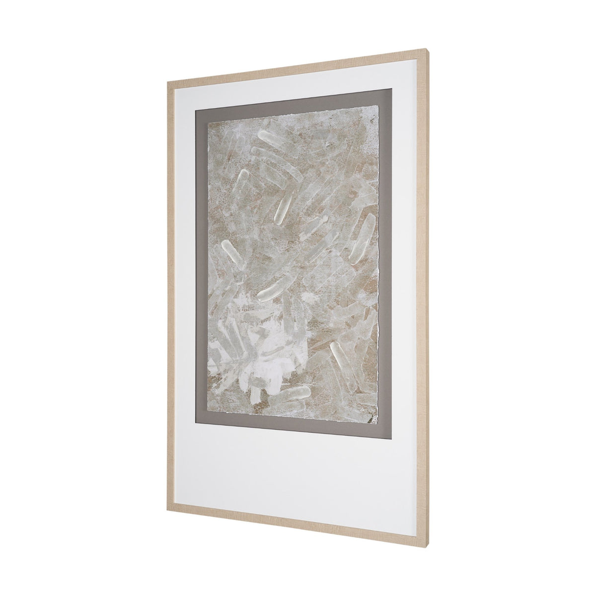 Soft Geometry II by Mercana Studio Hand-Embellished Textured Framed Artwork Matted under Glass from Mercana - Luna Furniture