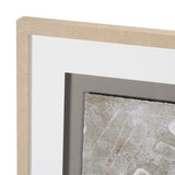 Soft Geometry II by Mercana Studio Hand-Embellished Textured Framed Artwork Matted under Glass from Mercana - Luna Furniture