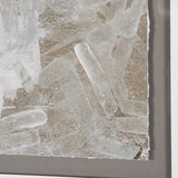 Soft Geometry II by Mercana Studio Hand-Embellished Textured Framed Artwork Matted under Glass from Mercana - Luna Furniture