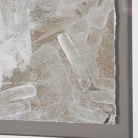 Soft Geometry II by Mercana Studio Hand-Embellished Textured Framed Artwork Matted under Glass from Mercana - Luna Furniture