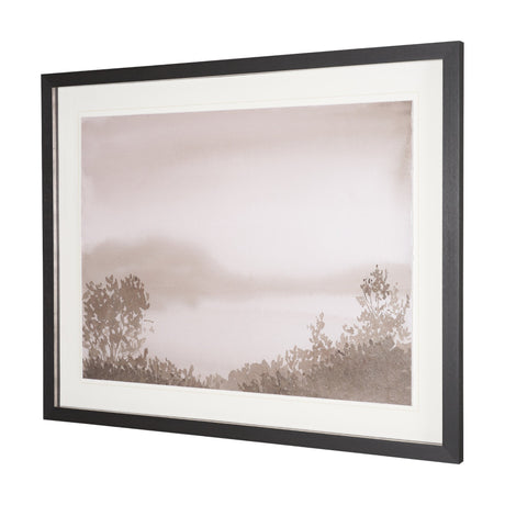 Lowland Fog by Mercana Studio Hand-Embellished Textured Framed Artwork Matted under Glass from Mercana - Luna Furniture