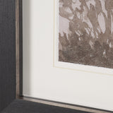 Lowland Fog by Mercana Studio Hand-Embellished Textured Framed Artwork Matted under Glass from Mercana - Luna Furniture