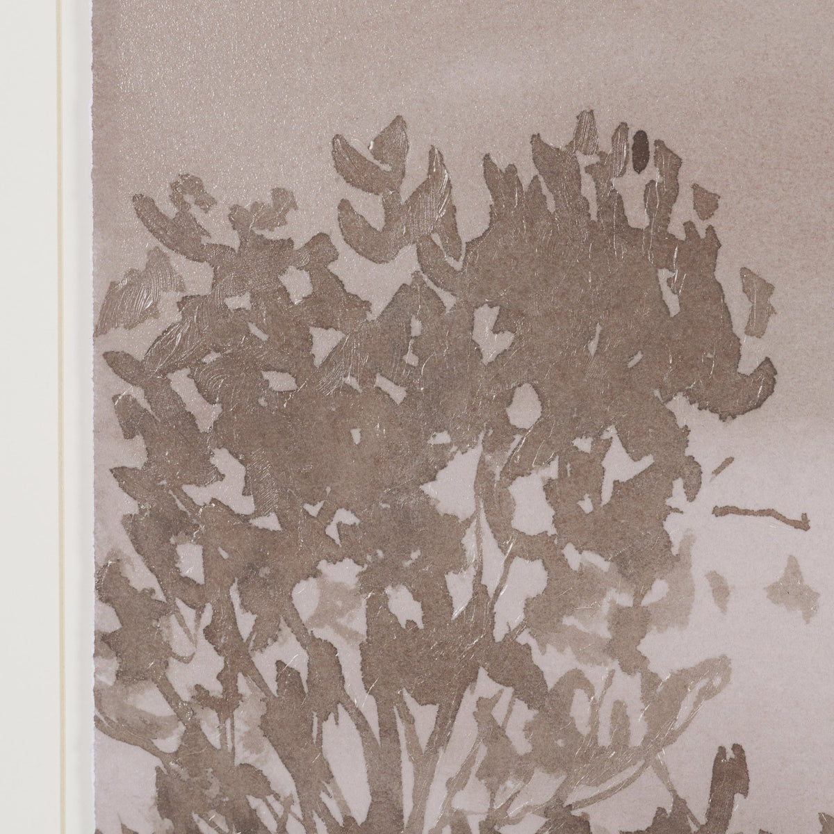 Lowland Fog by Mercana Studio Hand-Embellished Textured Framed Artwork Matted under Glass from Mercana - Luna Furniture