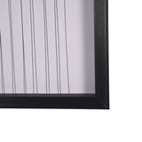 Black Reeds Yellow Abstract by Cats And Dogs Hand-Embellish Textured Framed Artwork Matt under Glass from Mercana - Luna Furniture