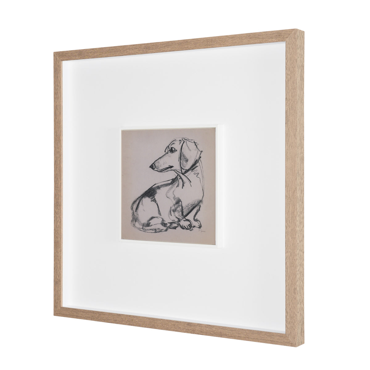 Dachshunds by Mercana Studio Hand-Embellished Framed Artwork Matted under Glass from Mercana - Luna Furniture