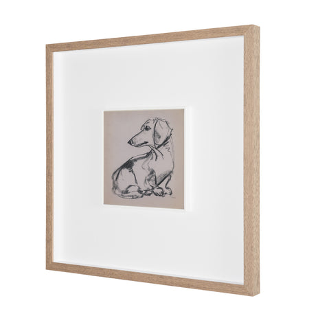 Dachshunds by Mercana Studio Hand-Embellished Framed Artwork Matted under Glass from Mercana - Luna Furniture