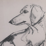 Dachshunds by Mercana Studio Hand-Embellished Framed Artwork Matted under Glass from Mercana - Luna Furniture