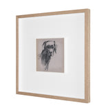 Black Lab by Mercana Studio Hand-Embellished Framed Artwork Matted under Glass from Mercana - Luna Furniture