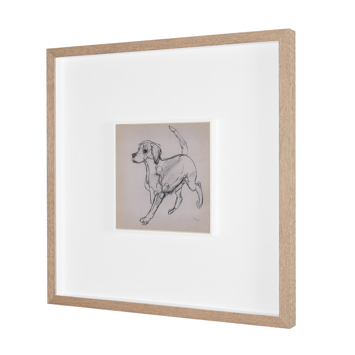 Good Boy by Mercana Studio Hand-Embellished Framed Artwork Matted under Glass from Mercana - Luna Furniture