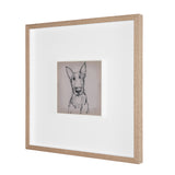 English Bull Terrier by Mercana Studio Hand-Embellished Framed Artwork Matted under Glass from Mercana - Luna Furniture