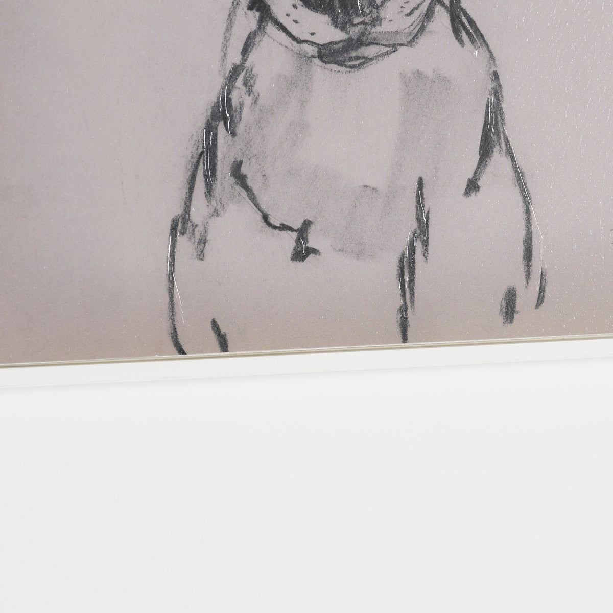 English Bull Terrier by Mercana Studio Hand-Embellished Framed Artwork Matted under Glass from Mercana - Luna Furniture