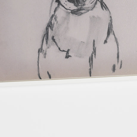 English Bull Terrier by Mercana Studio Hand-Embellished Framed Artwork Matted under Glass from Mercana - Luna Furniture
