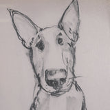 English Bull Terrier by Mercana Studio Hand-Embellished Framed Artwork Matted under Glass from Mercana - Luna Furniture