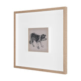 Border Collie by Mercana Studio Hand-Embellished Framed Artwork Matted under Glass