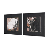 Tones of Sienna I (Set 2) by Mercana Studio Hand-Embellished Framed Artwork Matted under Glass