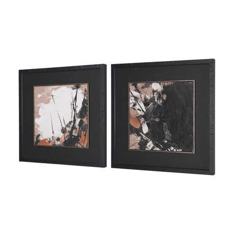 Tones of Sienna I (Set 2) by Mercana Studio Hand-Embellished Framed Artwork Matted under Glass from Mercana - Luna Furniture