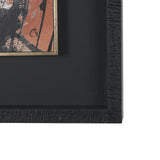 Tones of Sienna I (Set 2) by Mercana Studio Hand-Embellished Framed Artwork Matted under Glass