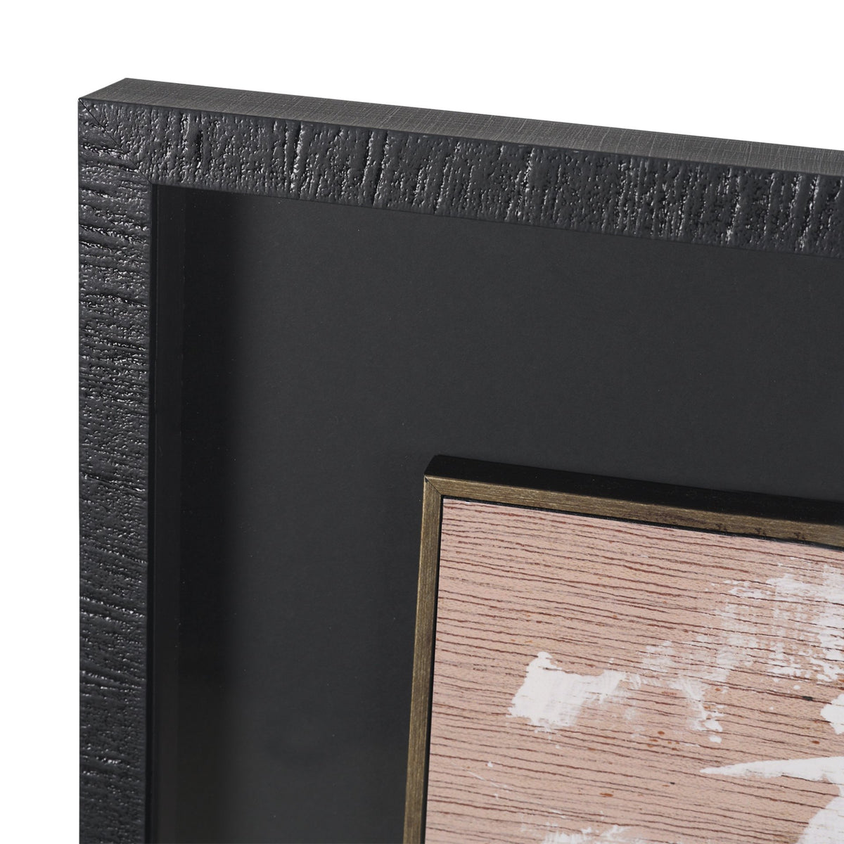Tones of Sienna I (Set 2) by Mercana Studio Hand-Embellished Framed Artwork Matted under Glass
