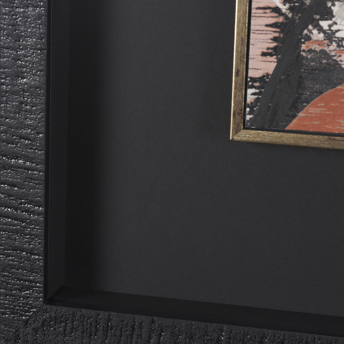 Tones of Sienna I (Set 2) by Mercana Studio Hand-Embellished Framed Artwork Matted under Glass