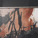 Tones of Sienna II (Set of 2) by Mercana Studio Hand-Embellished Framed Artwork Matted under Glass
