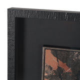 Tones of Sienna III (Set of 2)  by Mercana Studio Hand-Embellished Framed Artwork Matted under Glass