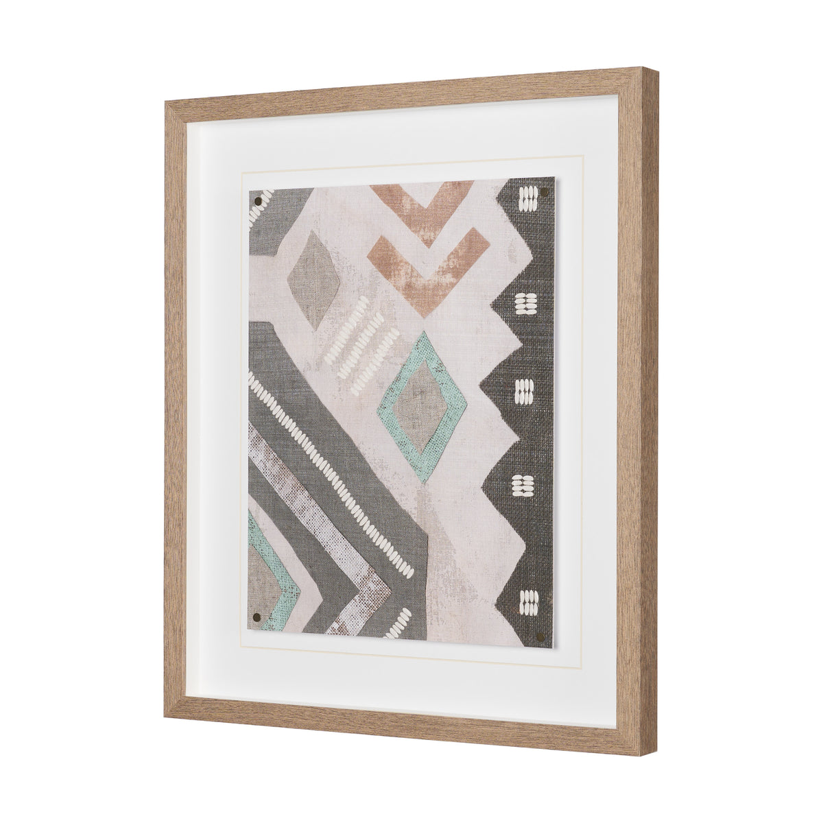 Fabric Fantasia - Mishale by Maja Gunnarsdottir Textured Framed Artwork Matted under Glass