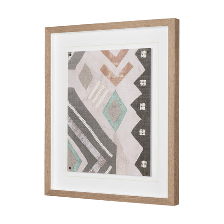 Fabric Fantasia - Mishale by Maja Gunnarsdottir Textured Framed Artwork Matted under Glass from Mercana - Luna Furniture