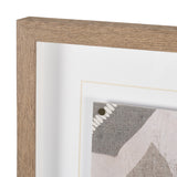 Fabric Fantasia - Mishale by Maja Gunnarsdottir Textured Framed Artwork Matted under Glass