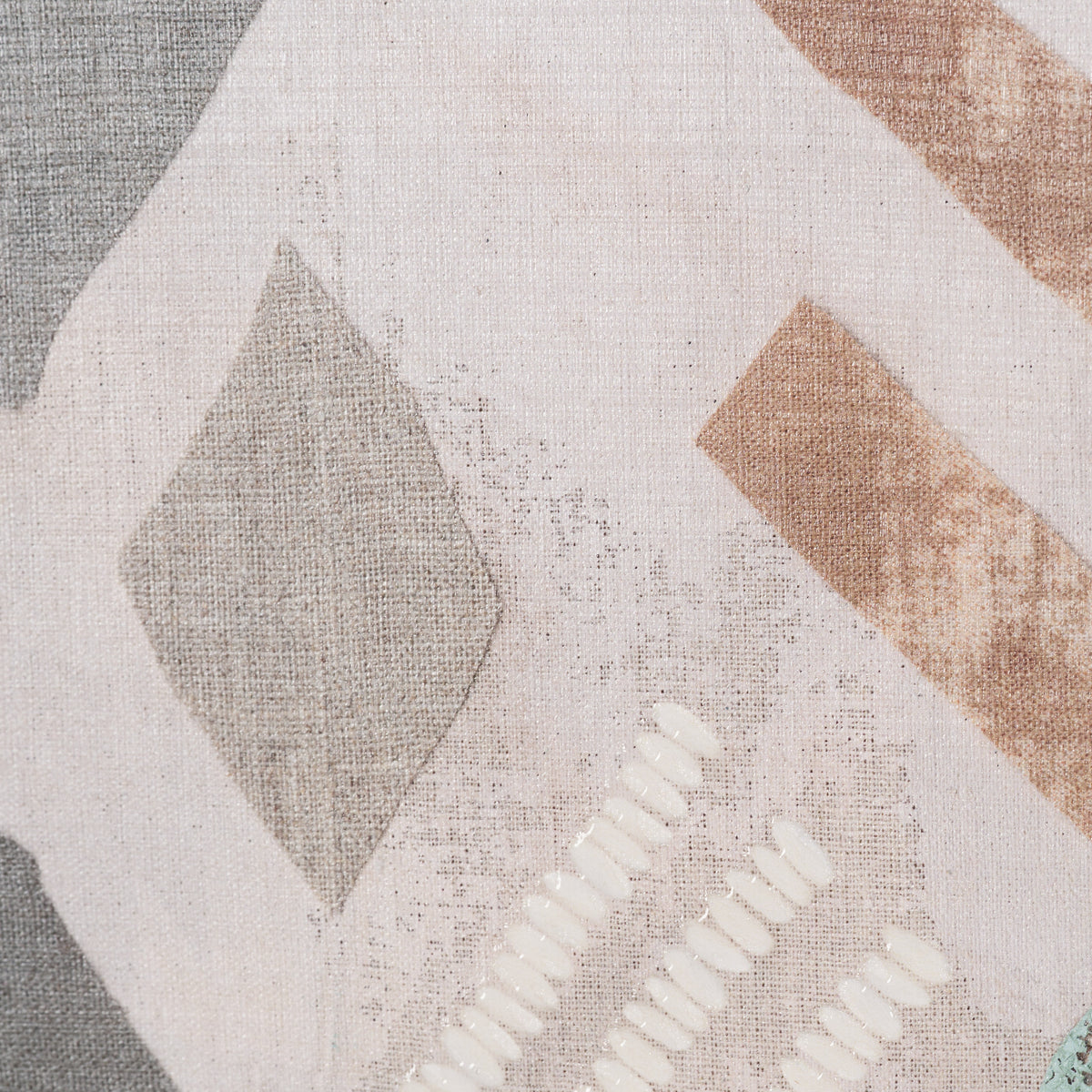 Fabric Fantasia - Mishale by Maja Gunnarsdottir Textured Framed Artwork Matted under Glass