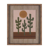 Southwestern Landscape No.3 by The Miuus Studio Textured Framed Artwork Matted under Glass from Mercana - Luna Furniture