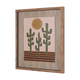 Southwestern Landscape No.3 by The Miuus Studio Textured Framed Artwork Matted under Glass from Mercana - Luna Furniture