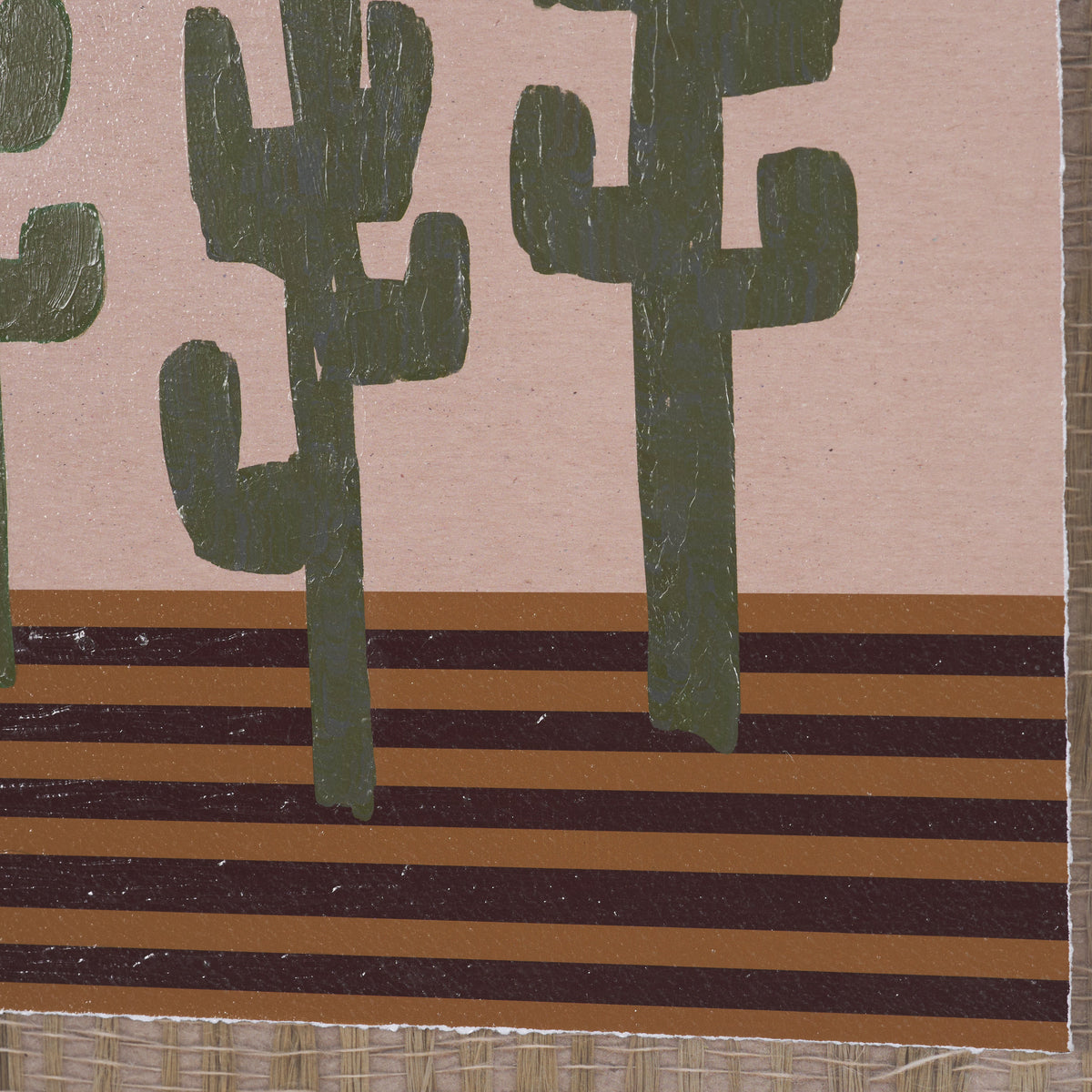 Southwestern Landscape No.3 by The Miuus Studio Textured Framed Artwork Matted under Glass from Mercana - Luna Furniture