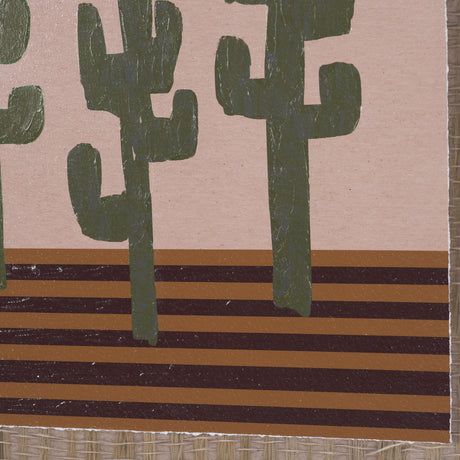 Southwestern Landscape No.3 by The Miuus Studio Textured Framed Artwork Matted under Glass from Mercana - Luna Furniture