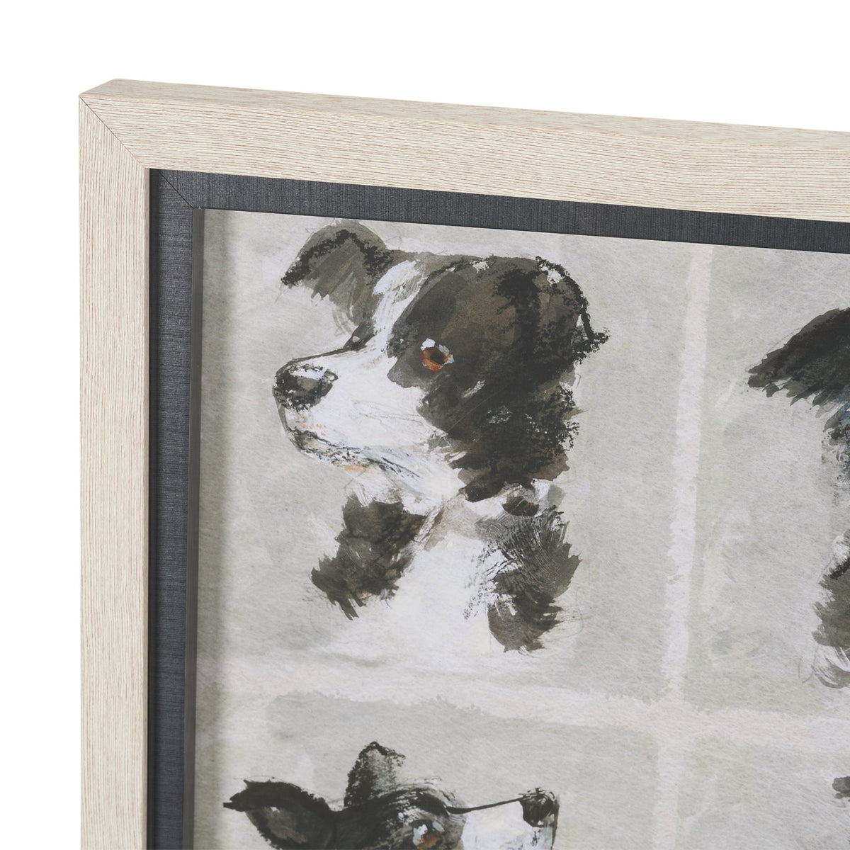 A Dogs Many Faces by Mercana Studio Hand-Embellished Framed Artwork Matted under Glass from Mercana - Luna Furniture