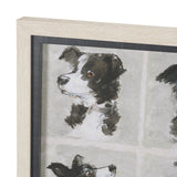 A Dogs Many Faces by Mercana Studio Hand-Embellished Framed Artwork Matted under Glass from Mercana - Luna Furniture