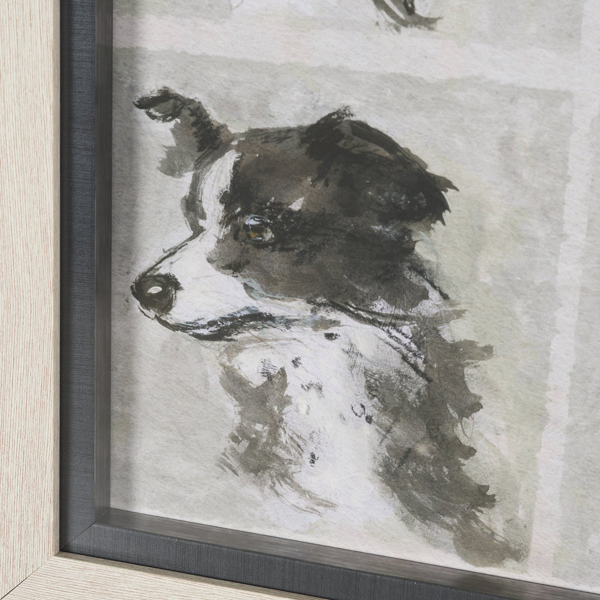 A Dogs Many Faces by Mercana Studio Hand-Embellished Framed Artwork Matted under Glass from Mercana - Luna Furniture