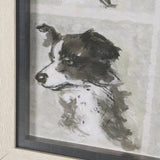 A Dogs Many Faces by Mercana Studio Hand-Embellished Framed Artwork Matted under Glass from Mercana - Luna Furniture