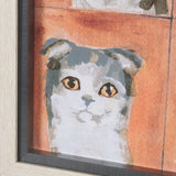 A Cats Many Faces by Mercana Studio Hand-Embellished Framed Artwork Matted under Glass from Mercana - Luna Furniture