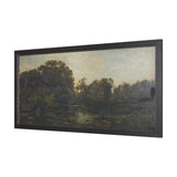 Landscape with Ducks by Charles-Francois Daubigny Textured Framed Artwork Matted from Mercana - Luna Furniture