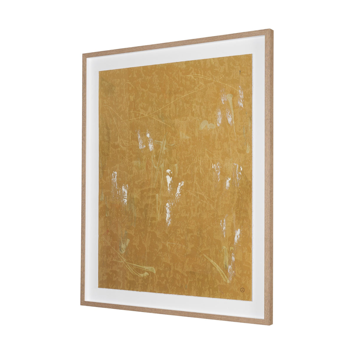 Mental Crossfire I by Mercana Studio Hand-Embellished Textured Framed Artwork Matted under Glass