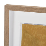 Mental Crossfire I by Mercana Studio Hand-Embellished Textured Framed Artwork Matted under Glass