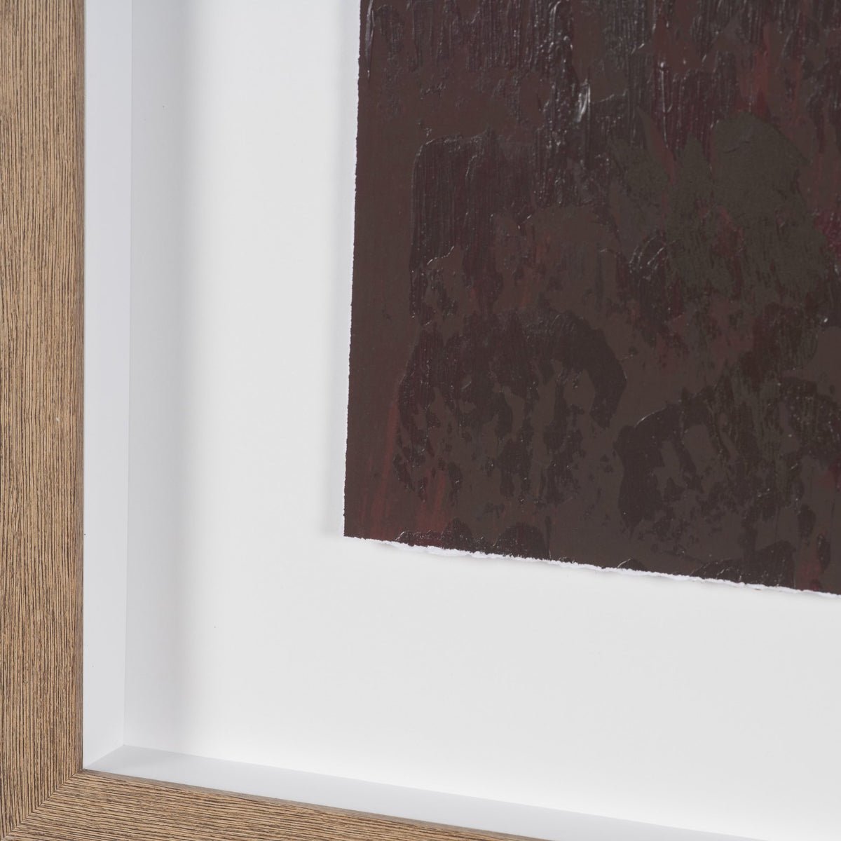 Mental Crossfire II by Mercana Studio Hand-Embellished Textured Framed Artwork Matted under Glass