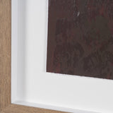 Mental Crossfire II by Mercana Studio Hand-Embellished Textured Framed Artwork Matted under Glass