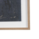 Mental Crossfire III by Mercana Studio Hand-Embellished Textured Framed Artwork Matted under Glass