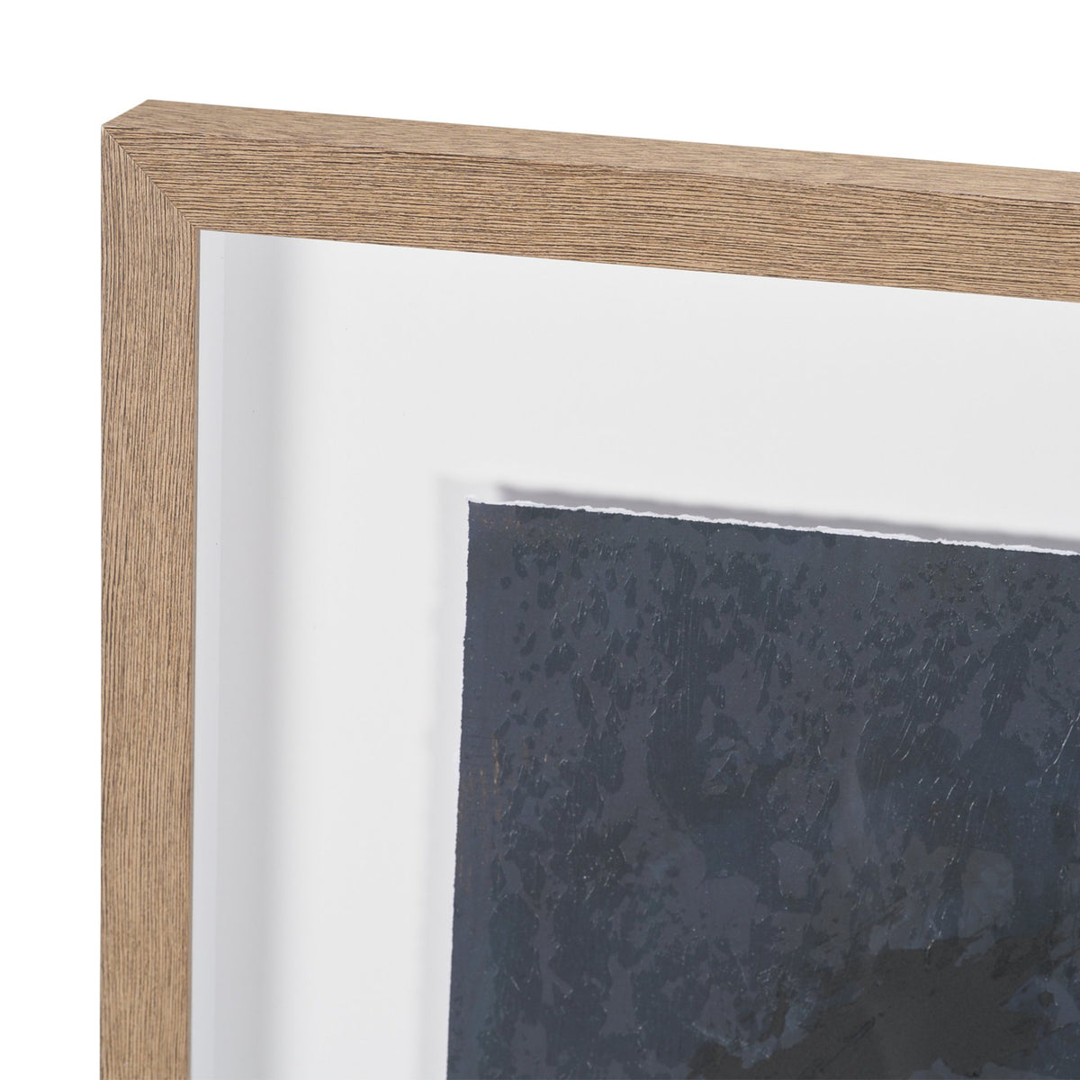 Mental Crossfire III by Mercana Studio Hand-Embellished Textured Framed Artwork Matted under Glass