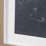 Mental Crossfire III by Mercana Studio Hand-Embellished Textured Framed Artwork Matted under Glass