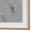 Mental Crossfire IV by Mercana Studio Hand-Embellished Textured Framed Artwork Matted under Glass