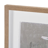 Mental Crossfire IV by Mercana Studio Hand-Embellished Textured Framed Artwork Matted under Glass