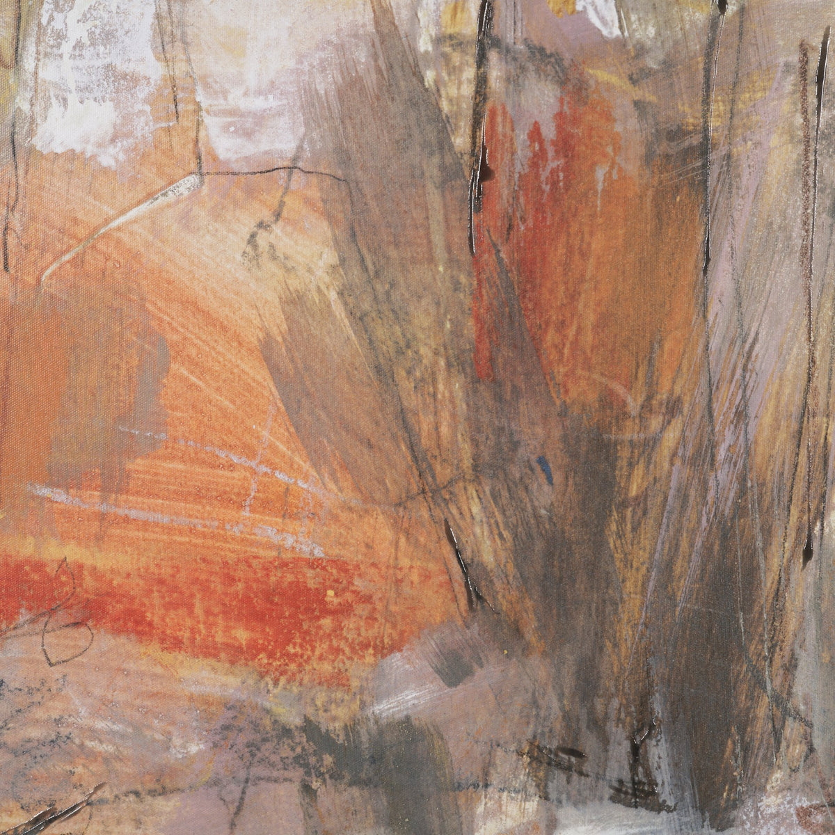 Abstract Autumn 1 by Mercana Studio Hand-Embellished Textured Framed Canvas Artwork from Mercana - Luna Furniture